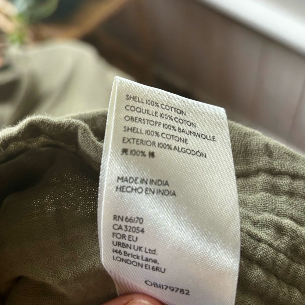 ANTHROPOLOGIE MAEVE | Katie textured utility tunic in moss | us size 6 - Picture 11 of 15